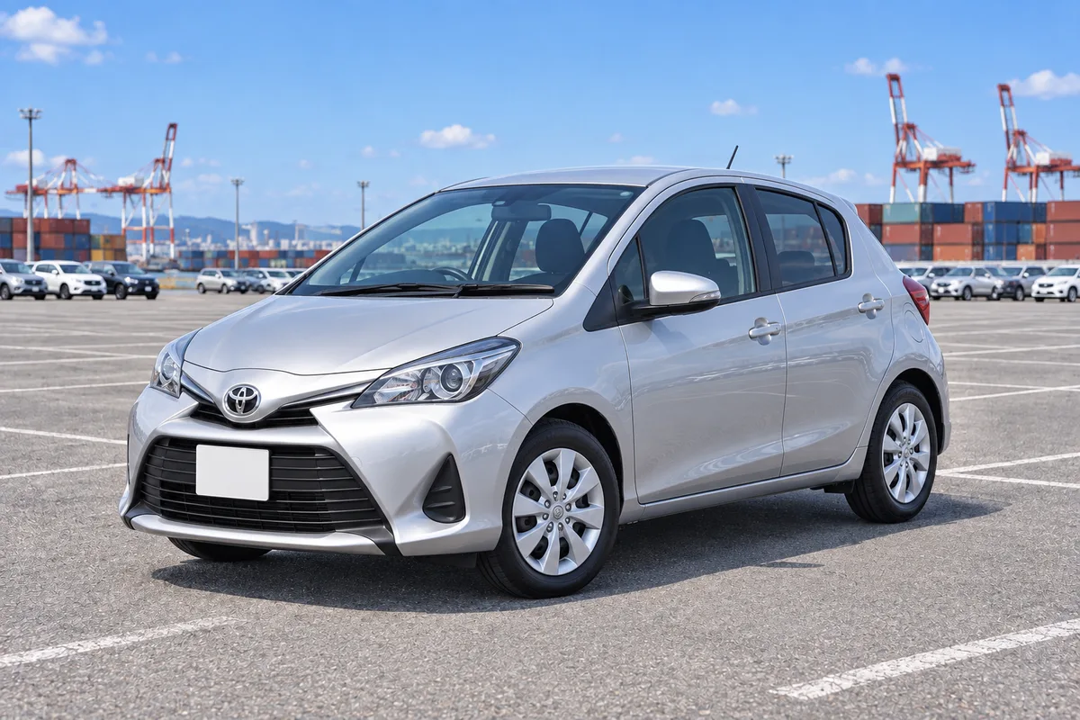 Illustration du modèle Toyota Vitz d’occasion en excellent état